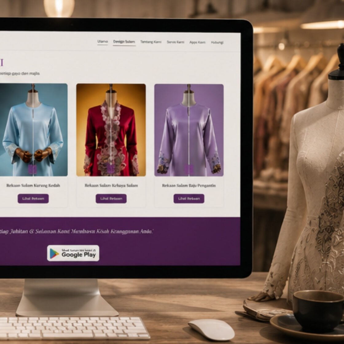 Perkhidmatan Pembangunan Web Korporat, Sales Funnel & Email Marketing Kerawang Embroidery
